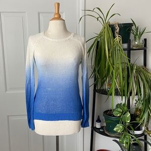 Blue Ombré Sweater